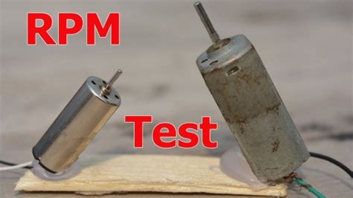 What is the RPM of a DC motor?