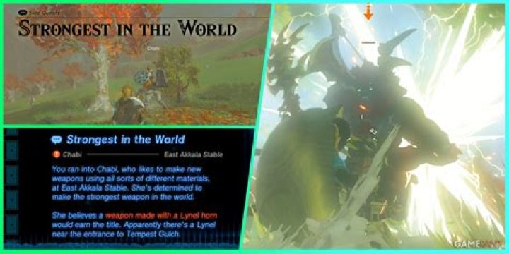 What is the strongest weapon in Breath of the Wild?