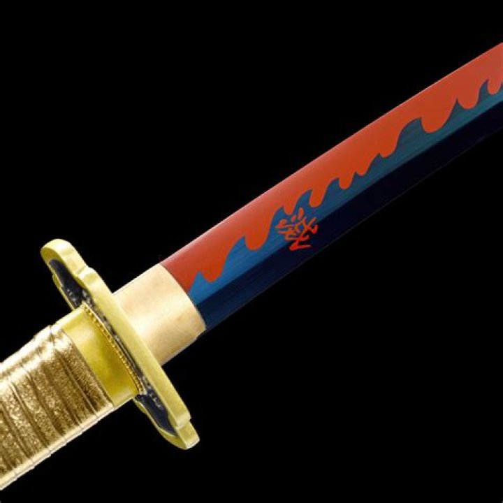 What is written on Yoriichi's sword?