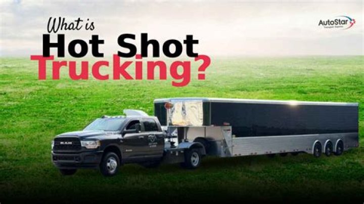 What kind of trailer do I need for hot shot trucking?