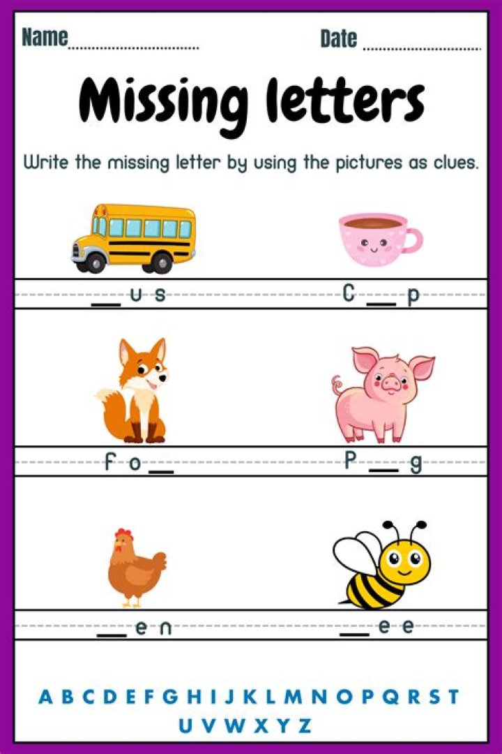 What letter is missing from the alphabet?