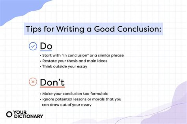 What makes a good conclusion to opinion essay?