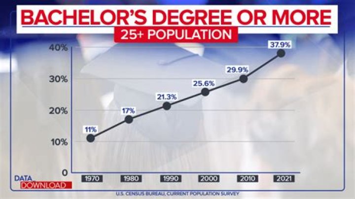 What percentage of Americans have a bachelor's degree?