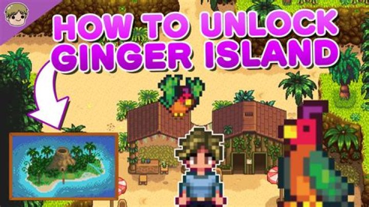 What should I unlock first on Ginger Island Stardew?