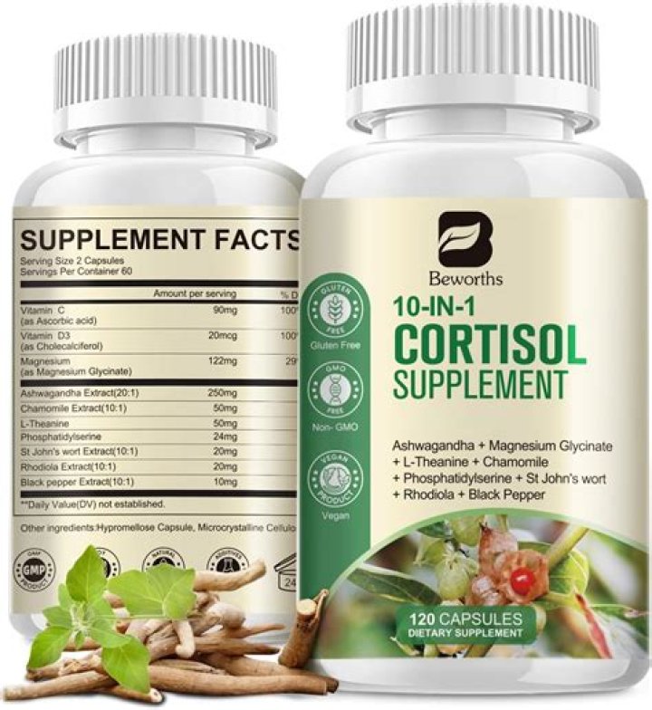 What supplements help high cortisol?