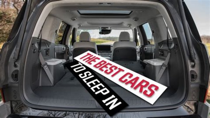 What vehicles can you sleep in the back of?