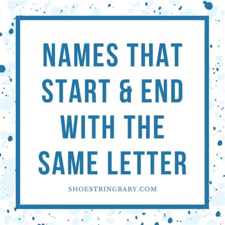 Whats it called when your first and last name start with the same letter?