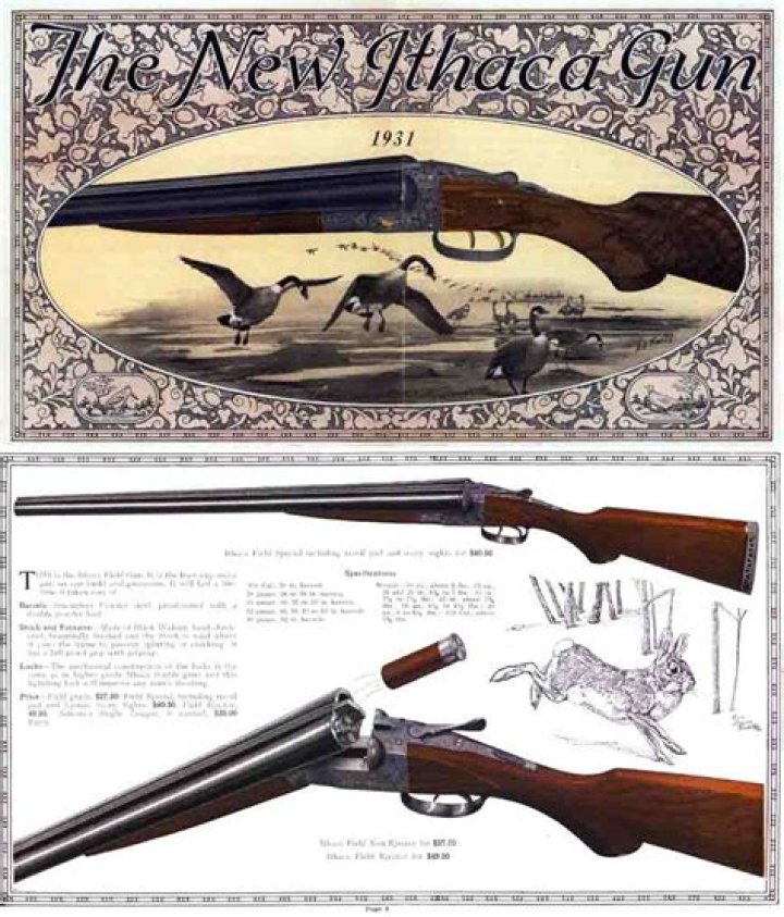 When did Ithaca guns go out of business?