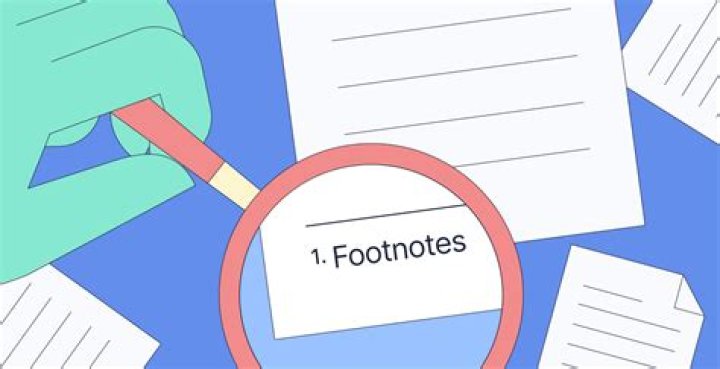When should footnotes be used?