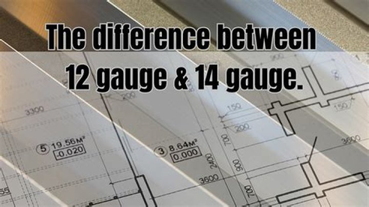 When should I use 12-gauge vs 14 gauge?