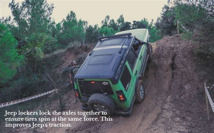 When should you use lockers on Jeep?
