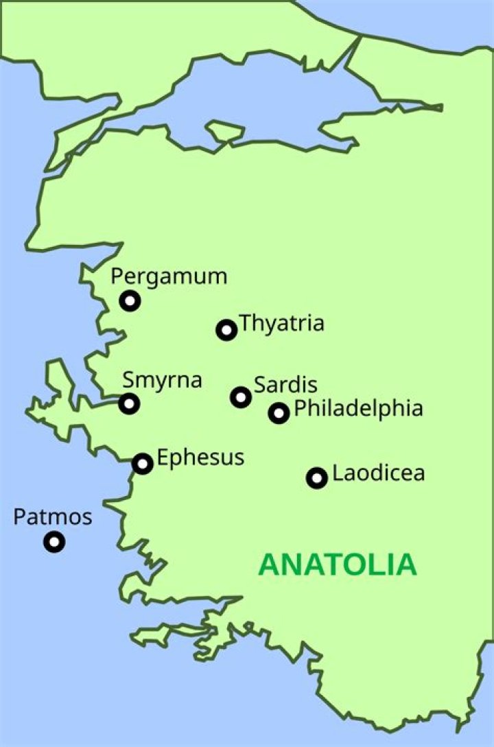 Where are the seven churches located today?