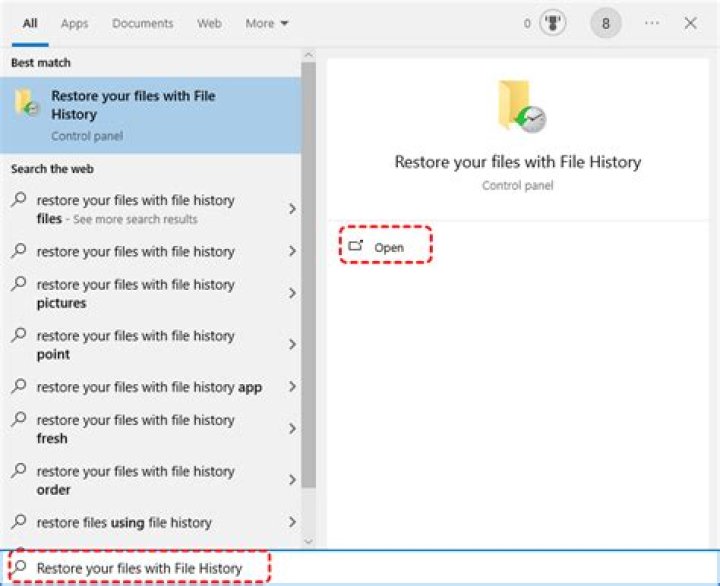 Where does the deleted history go?