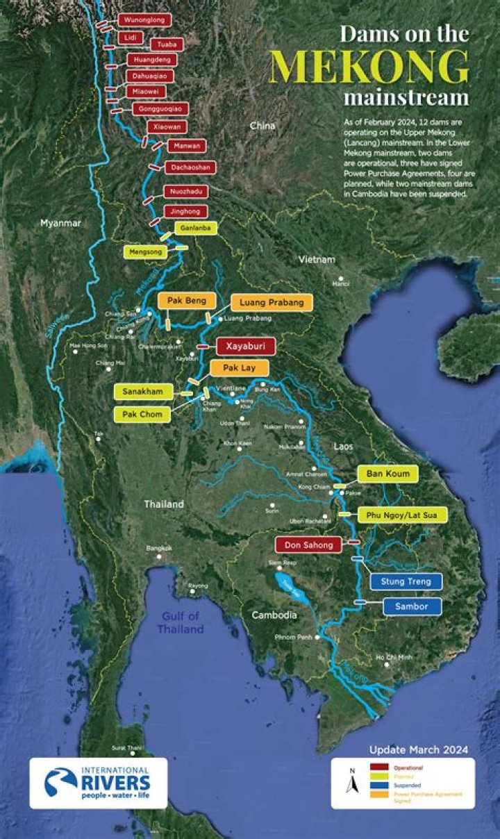 Where is Mekong River found?