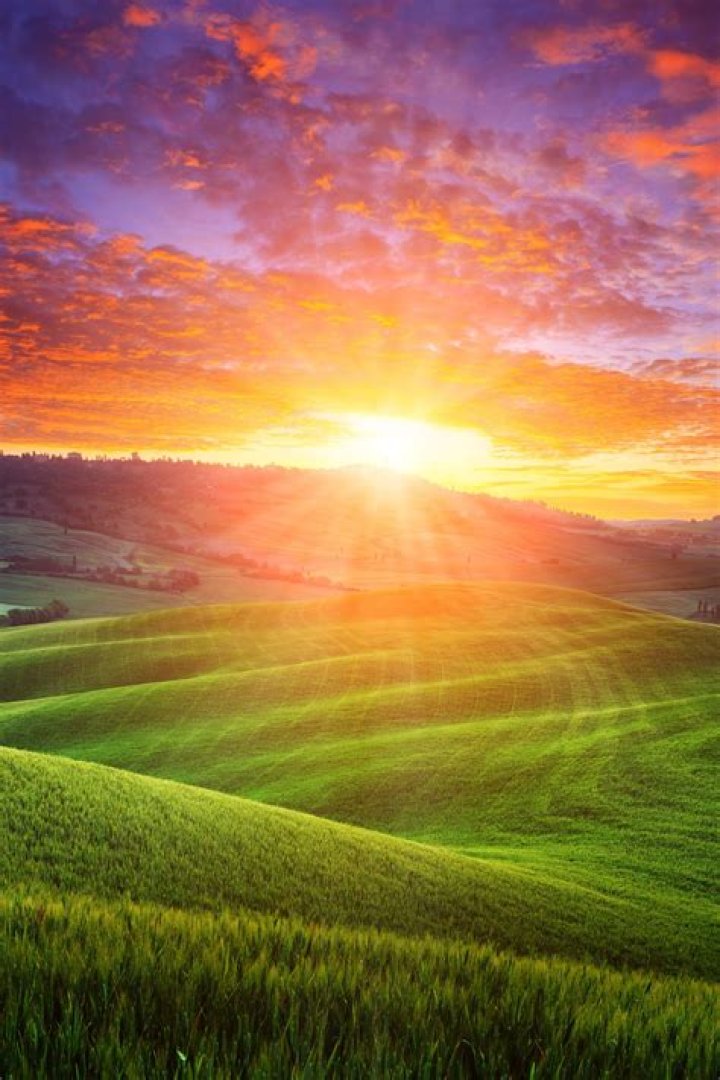 Where is the most beautiful sunrise?
