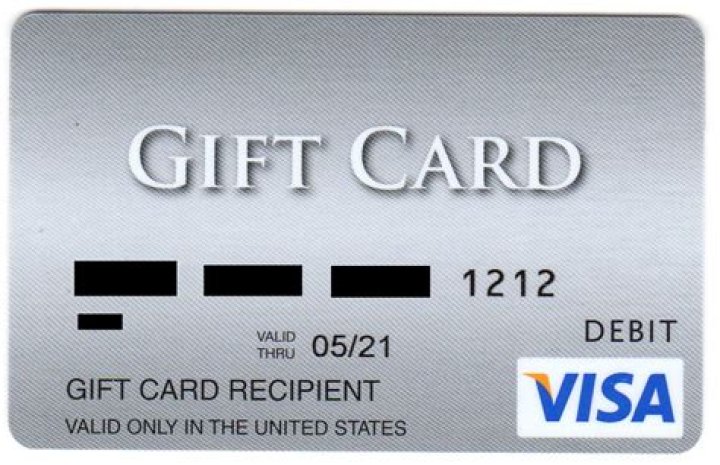 Where is the PIN on a Visa gift card?