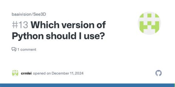 Which version of Python should I use?