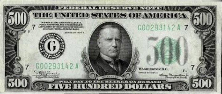 Who's on the $500 bill?