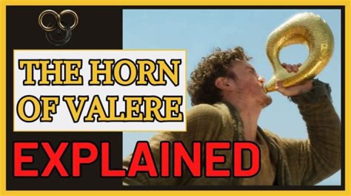 Who blew the Horn of Valere?