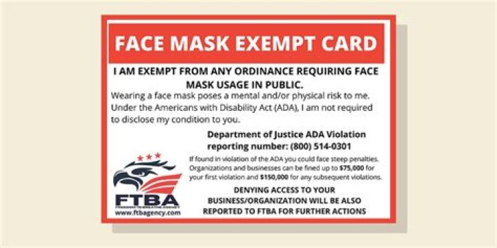 Who is exempt from wearing a mask on a plane?