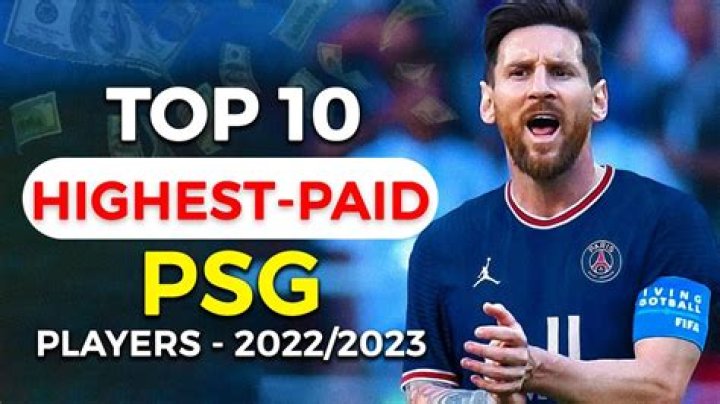 Who is the highest-paid PSG player 2022?