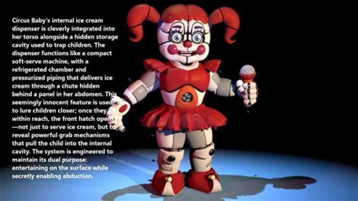 Who is trapped inside of circus baby?