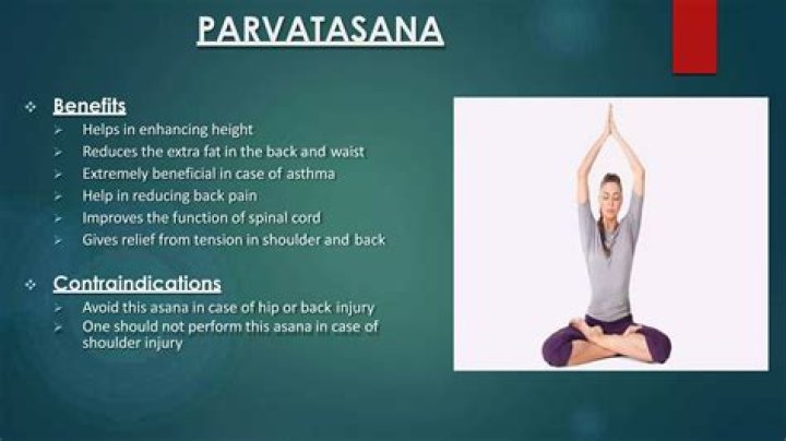 Who should not Parvatasana?