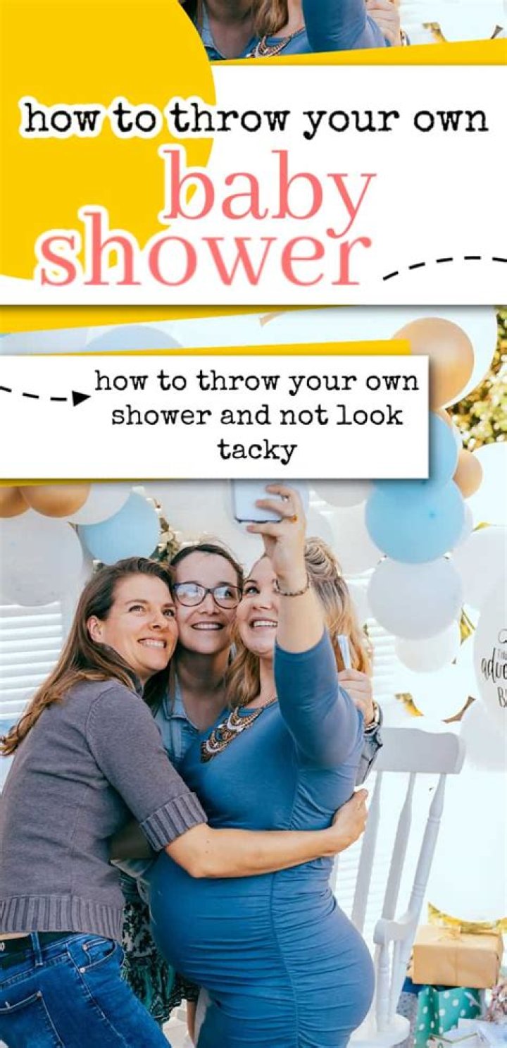 Who should throw baby showers?