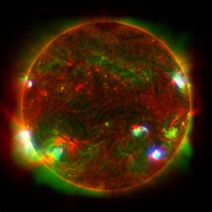 Who went blind looking at the Sun through a telescope?