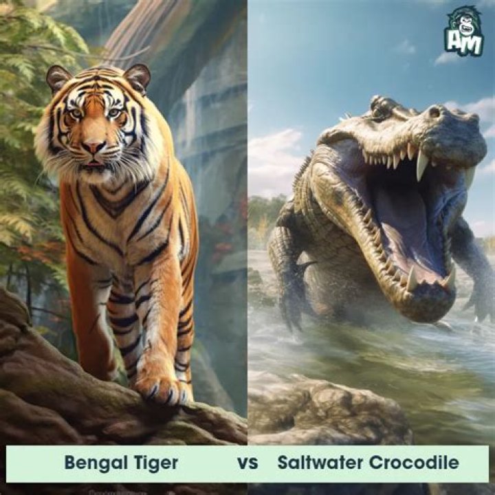 Who wins crocodile or tiger?