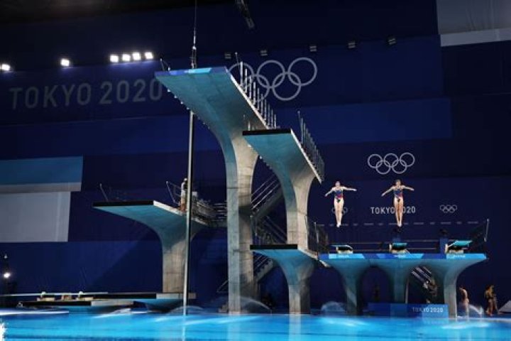 Why are Olympic diving pools so big?
