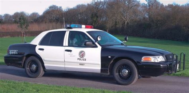 Why do cop cars have steel wheels?