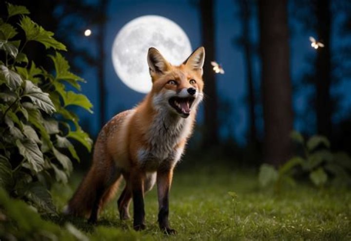 Why do foxes scream at night in summer?