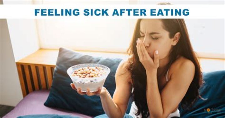 Why do I feel sick after eating eggs?