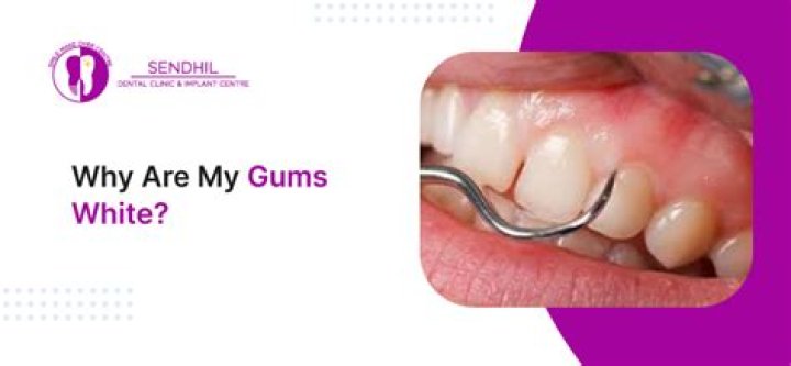 Why do my gums turn white when I put my retainer in?