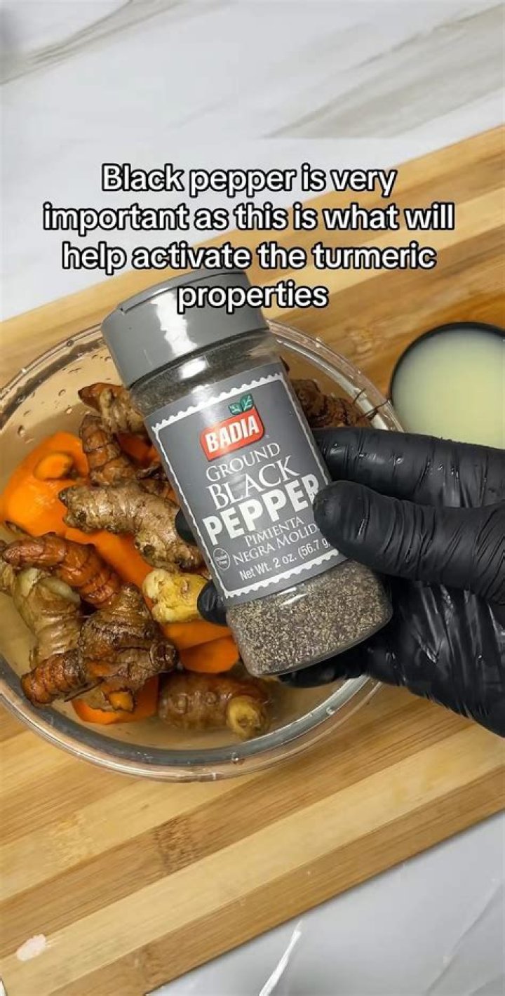 Why does black pepper activate turmeric?