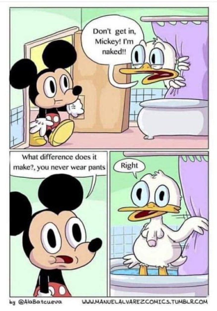 Why does Donald Duck not wear pants?