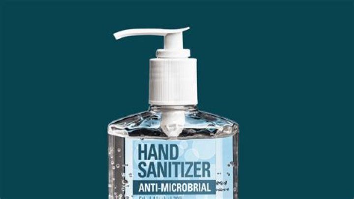 Why does hand sanitizer burn blue?