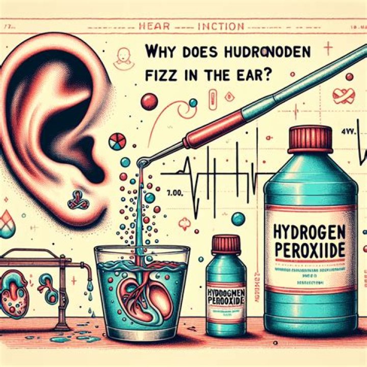 Why does it hurt when I put hydrogen peroxide in my ear?