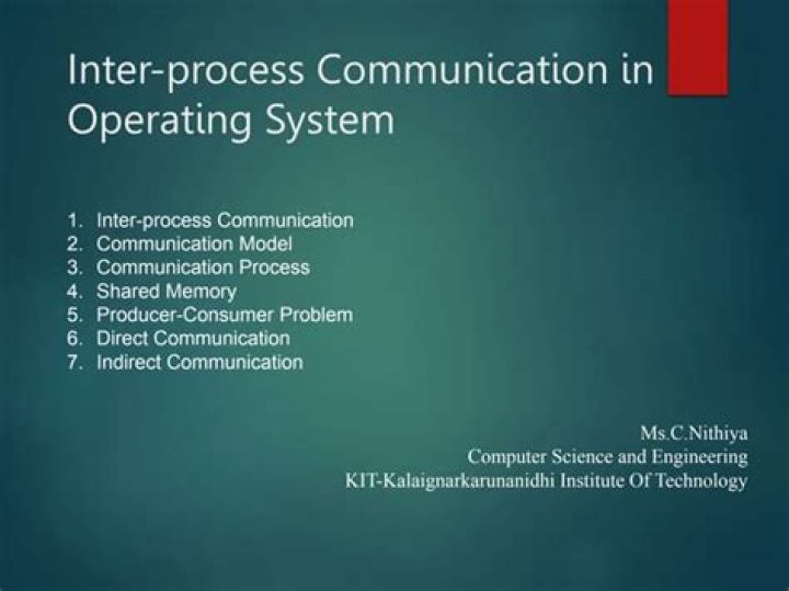 Why inter process communication is needed in an operating system?