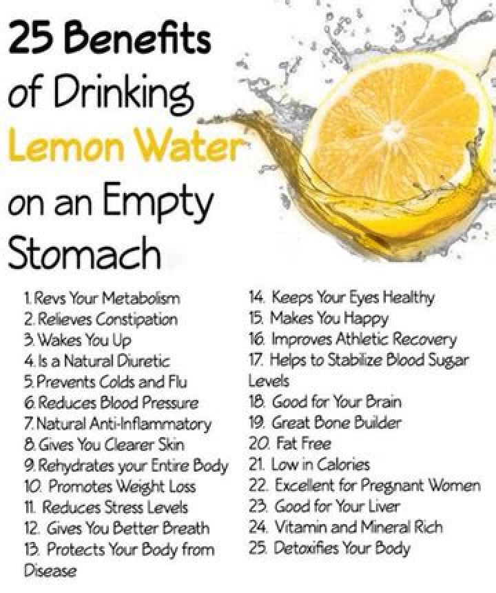 Why is drinking lemon water good for you?