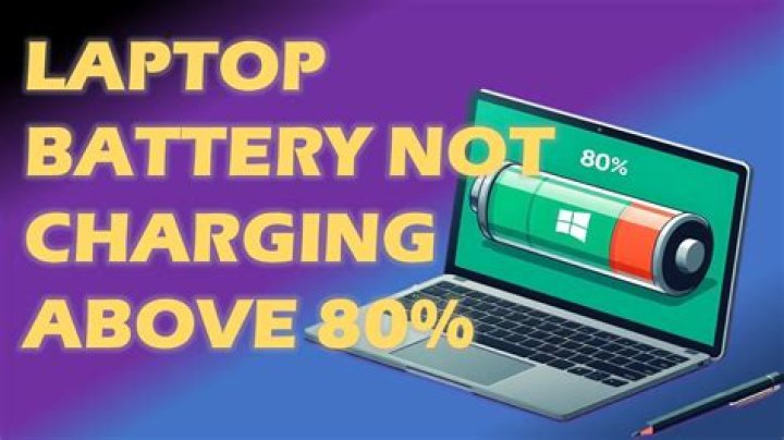 Why is my battery stuck at 80% while charging?