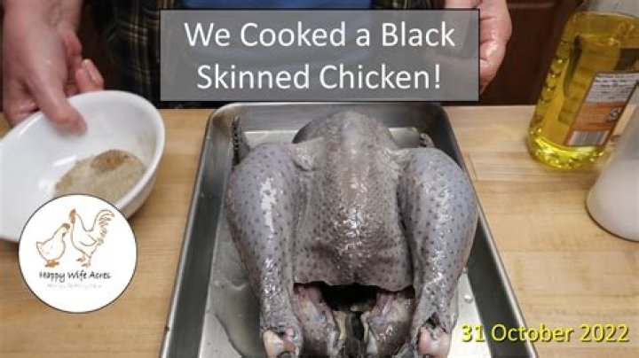 Why is my chicken black inside?