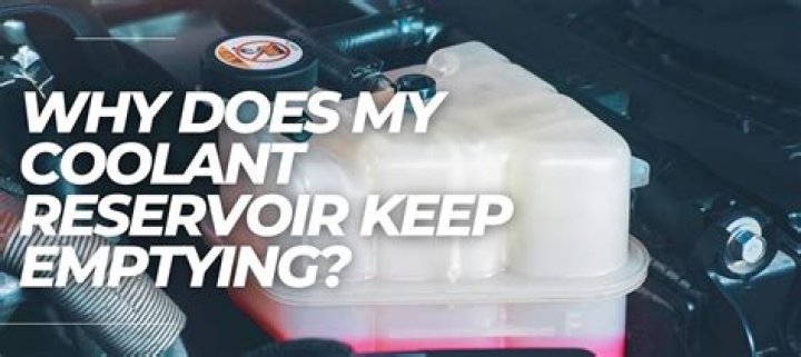 Why is my coolant reservoir empty but not overheating?