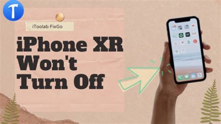 Why is my iPhone XR frozen and won't turn off?