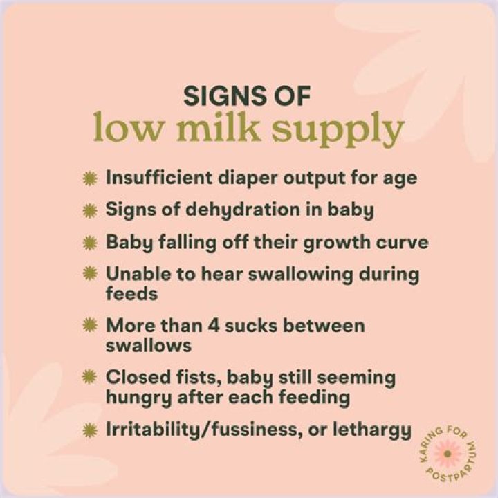 Why is my milk supply suddenly low?