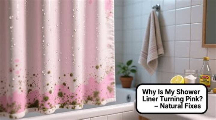 Why is my shower pink?