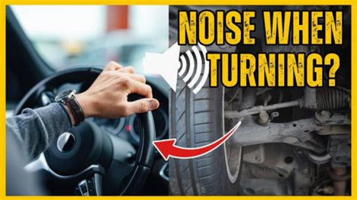 Why is there a clicking sound when I turn my steering wheel?