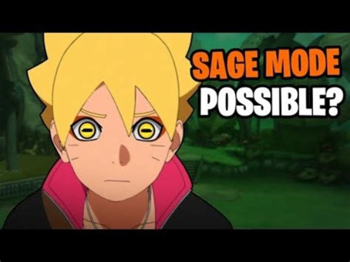 Will Boruto learn sage mode?