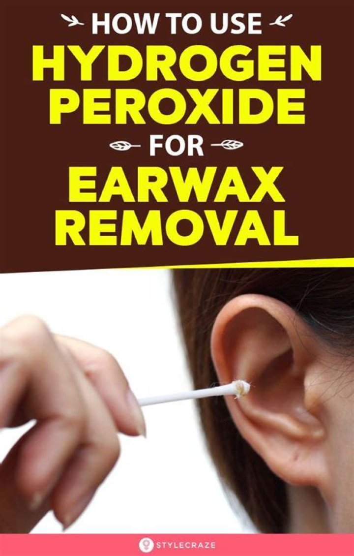 Will peroxide get a bug out of your ear?